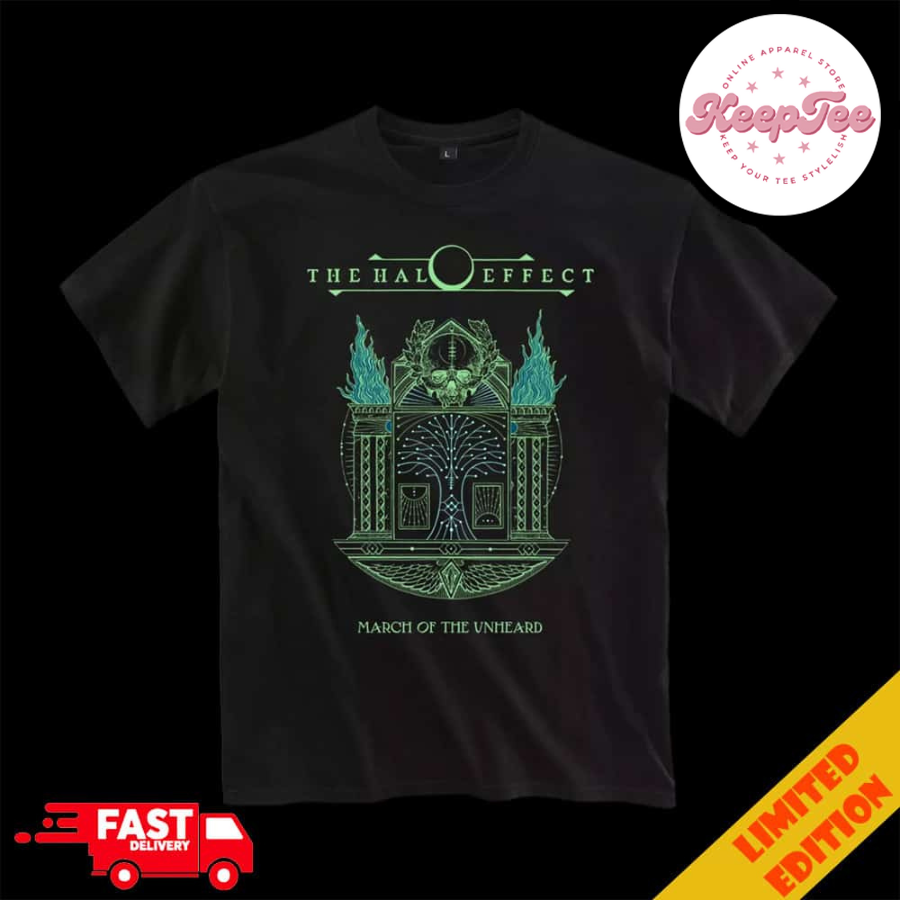 The Halo Effect Tour 2025 Exclusive March Of The Unheard Merchandise T-Shirt