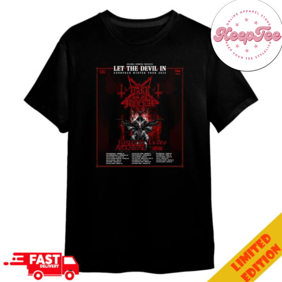 Let The Devil In European Winter Tour Tour 2025 Shirt