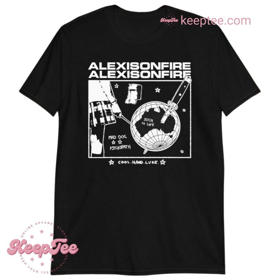 Alexisonfire Mad Dog Psychopath Such Is Life 2025 Australia Tour Shirt