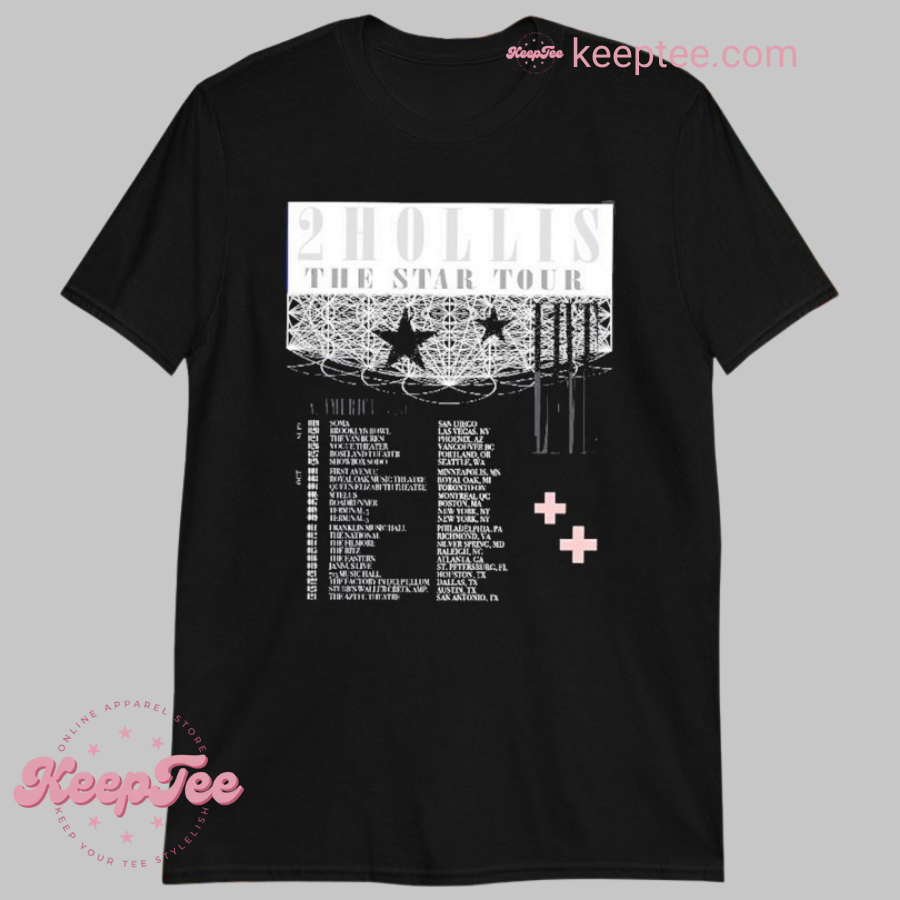 2Hollis The Star Tour 2025 America Dates Shirt