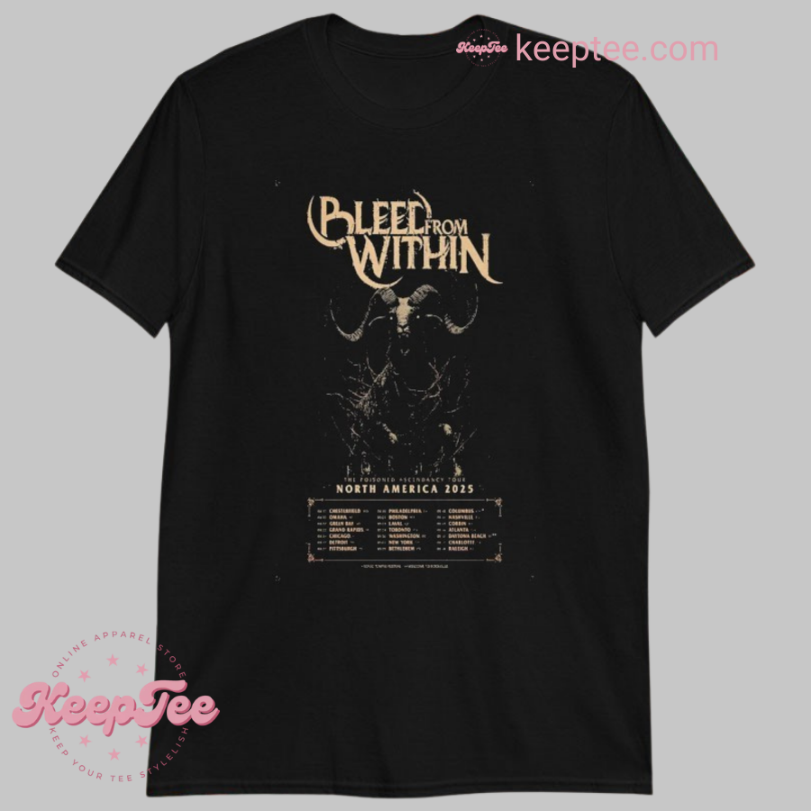 Bleed From Within The Poisoned Ascendancy North America Show 2025 Tour Dates GoaShirt