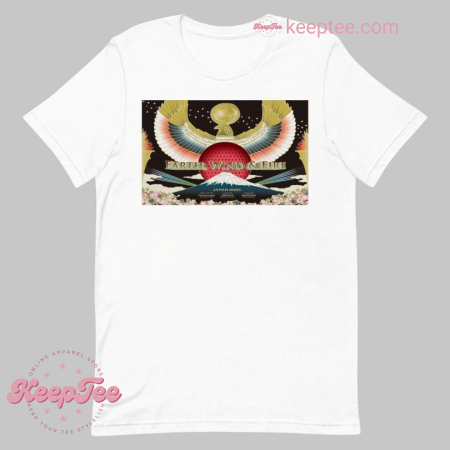 Earth, Wind & Fire Japan Tour April 2025 Shirt