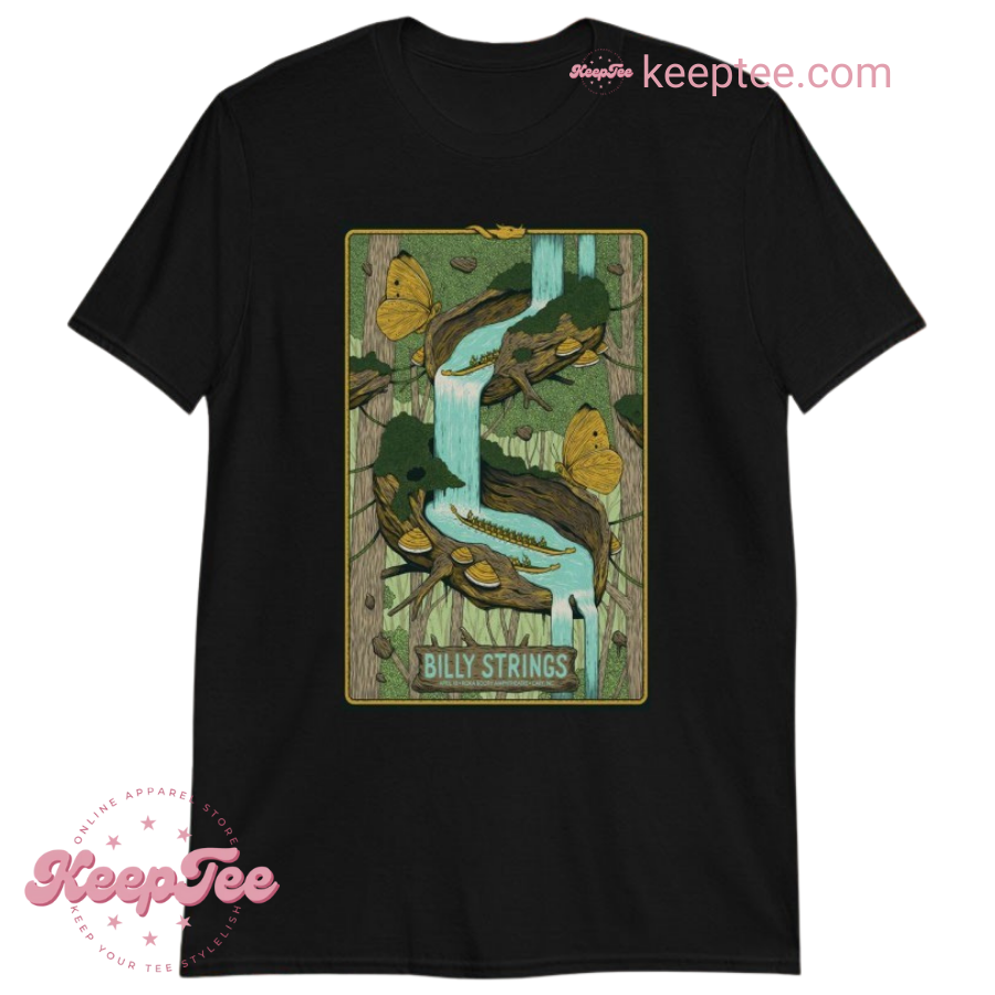 Official Billy Strings 2025 Koka Booth Amphitheatre Cary Tour Shirt