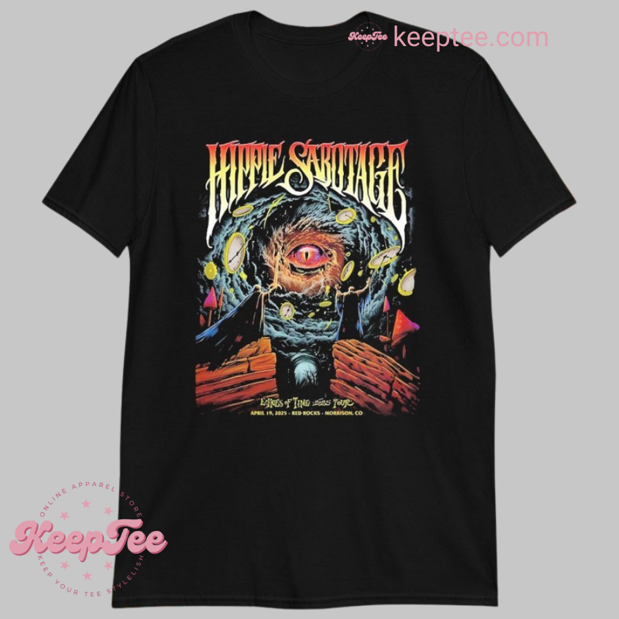 Hippie Sabotage Echoes Of Time 2025 Tour For Red Rocks In Morrison Co 2025 Tour Shirt