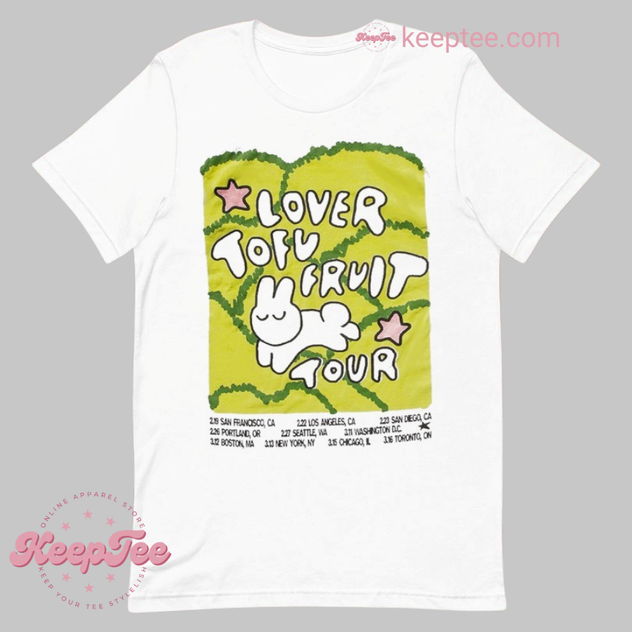 Tiffany Day Lover Tofu Fruit Tour 2025 Shirt