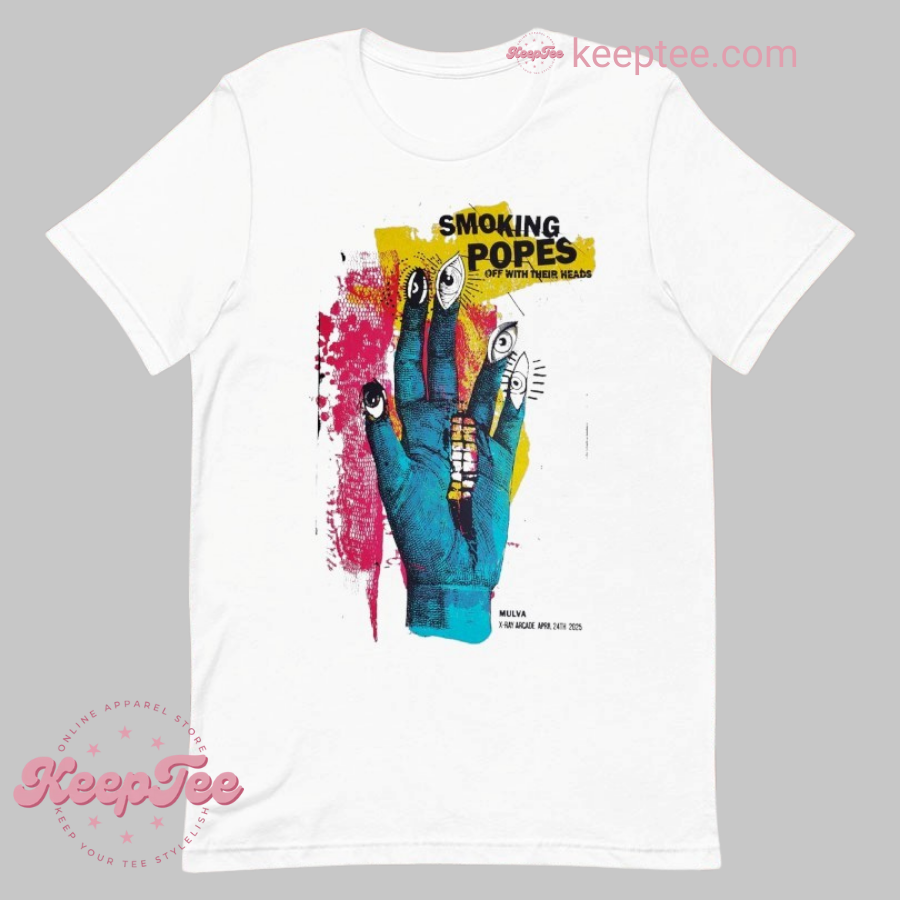 Official Smoking Popes At X-Ray Arcade In Cudahy Wi 2025 Tour Shirt