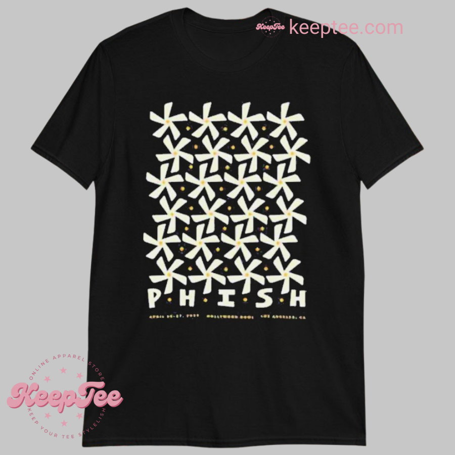 Phish Los Angeles Ca 2025 Hollywood Bowl 2025 Tour Shirt