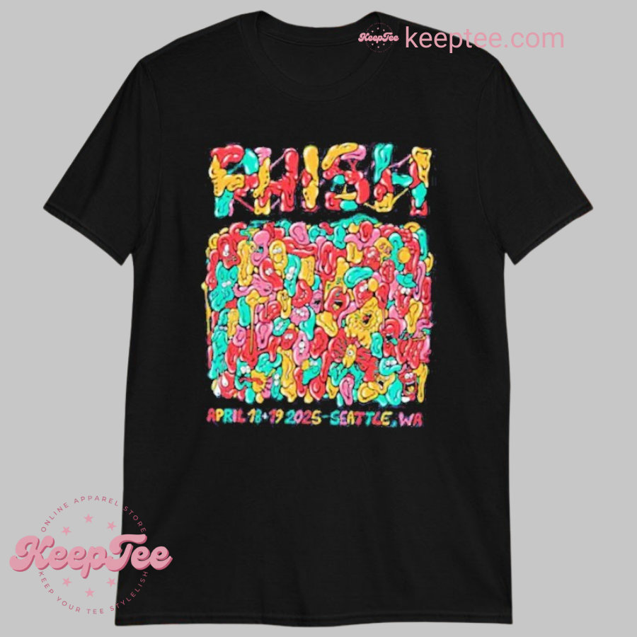 Phish Seattle Wa 2025 Tour Shirt
