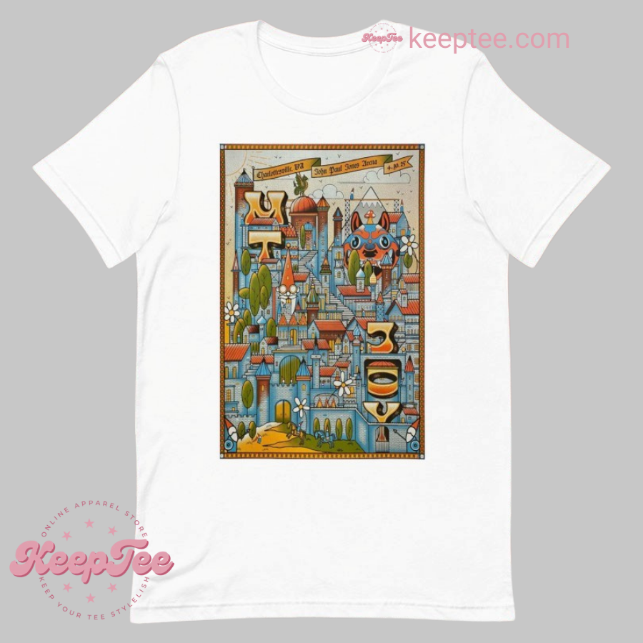 Mt. Joy Charlottesville 2025 John Paul Jones Arena Tour Shirt