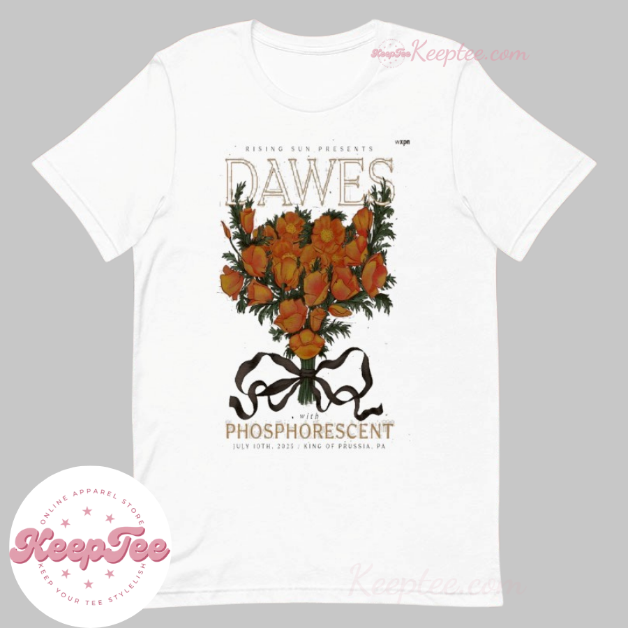 Dawes July 10 2025 Tour King Of Prussia, Pa Shirt