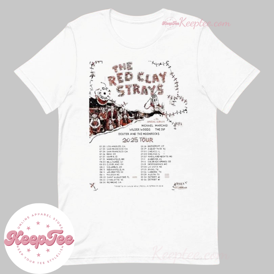 Red Clay Strays Get Right Tour Dates 2025 Shirt