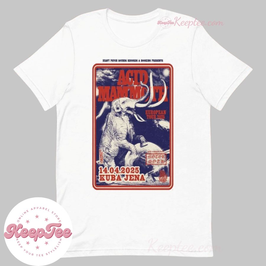 Acid Mammoth At Kuba Jena In Jena Germany 2025 Tour Shirt