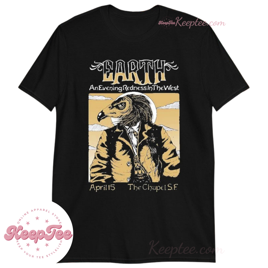 Earth The Evening Redness In The West Tour At The Chapel San Francisco 2025 Tour Shirt