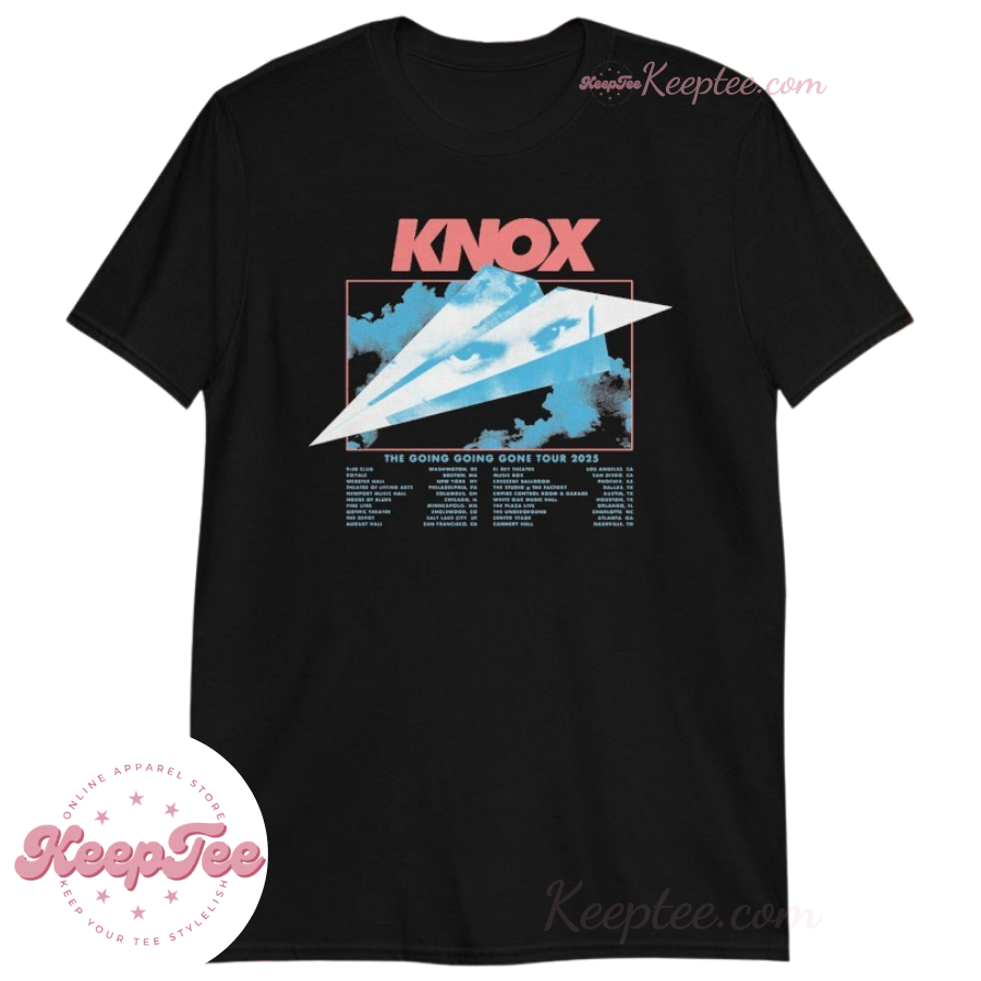 Knox Paper Plane The Going Going Gone Tour 2025 Shirt