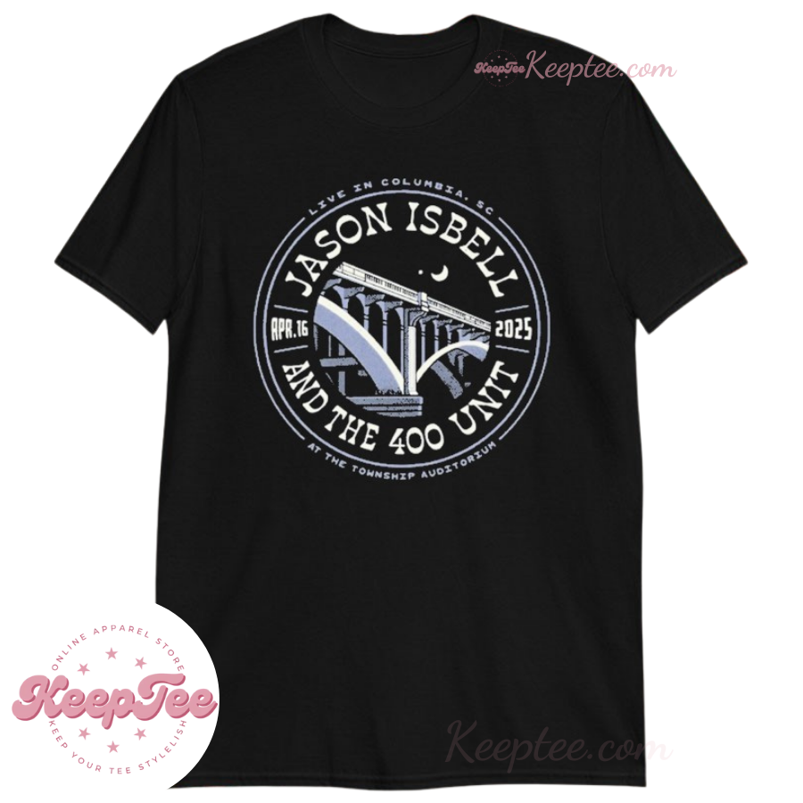 Jason Isbell And The 400 Unit Township Auditorium, Columbia 2025 Tour Shirt