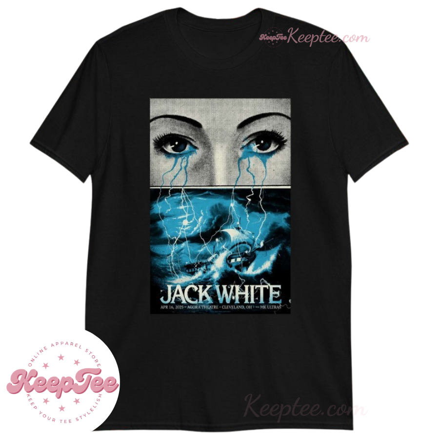 Jack White At Agora Theatre In Cleveland Oh 2025 Tour Shirt