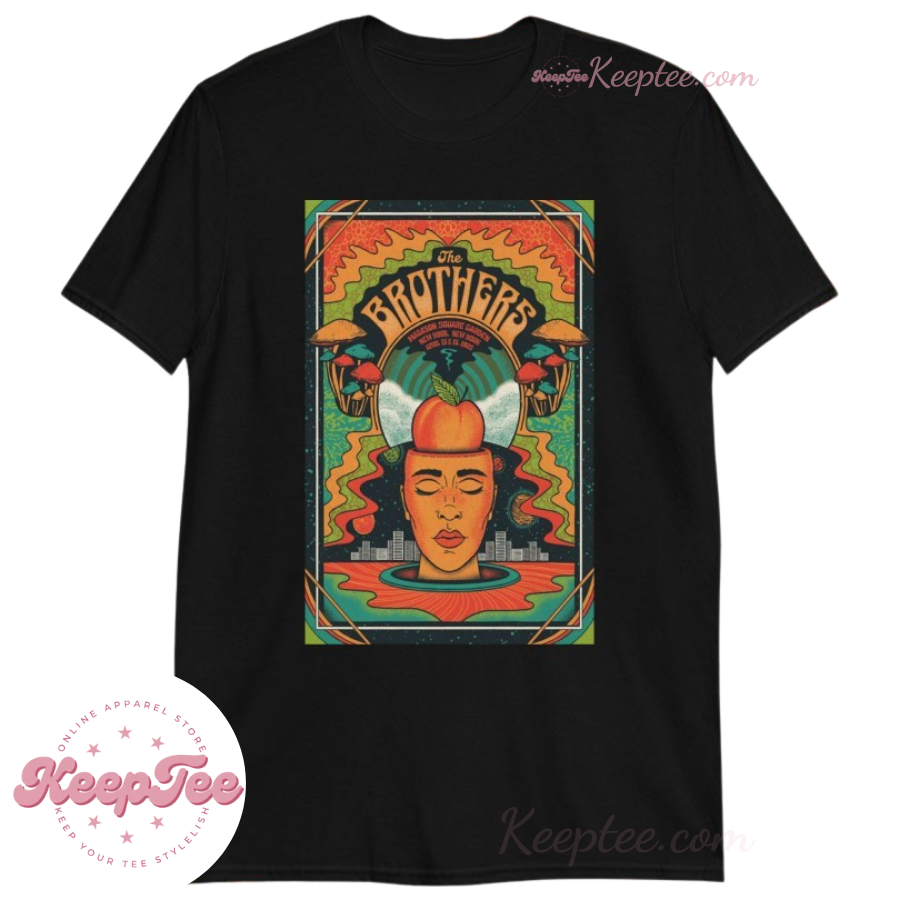 The Brothers Madison Square Garden 2025 Tour Head Peach Shirt