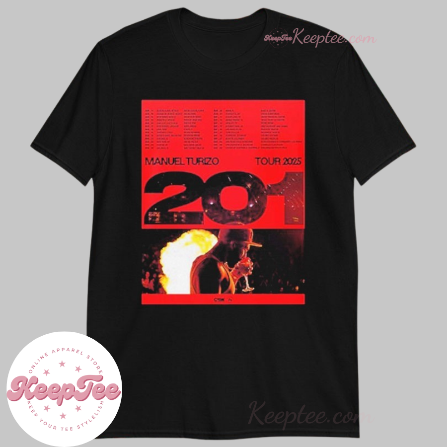 Manuel Turizo 201 Tour Dates 2025 Shirt