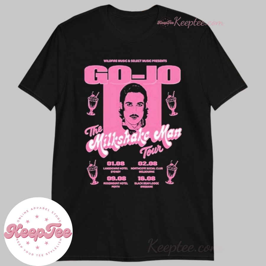 Go-Jo The Milkshake Man Tour Australia 2025 Shirt