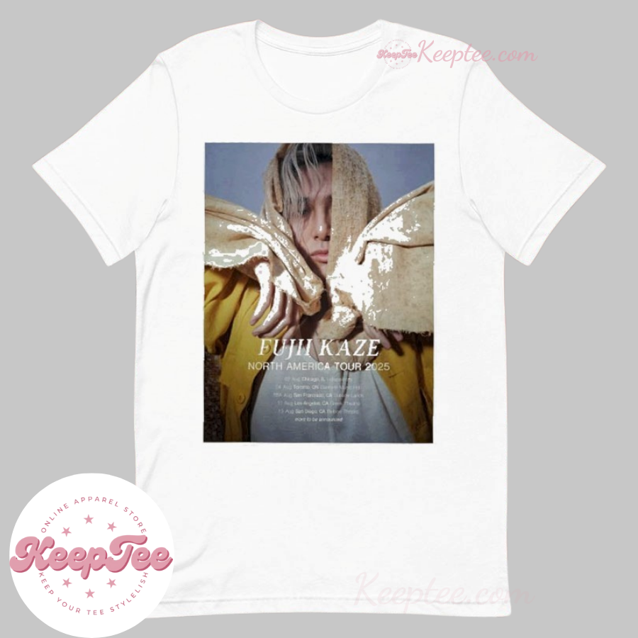 Official Fujii Kaze North America Tour Dates 2025 Shirt