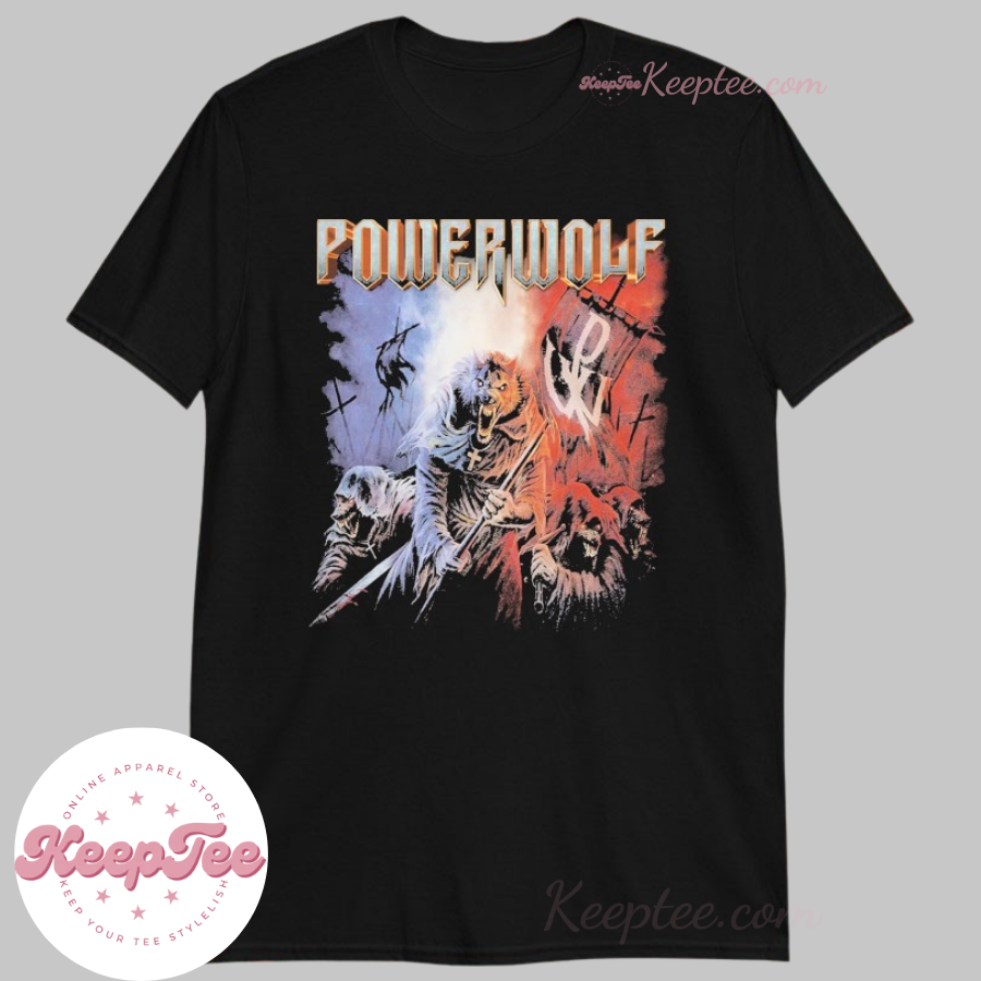 Powerwolf Live Show Music France 2025 Tour Shirt