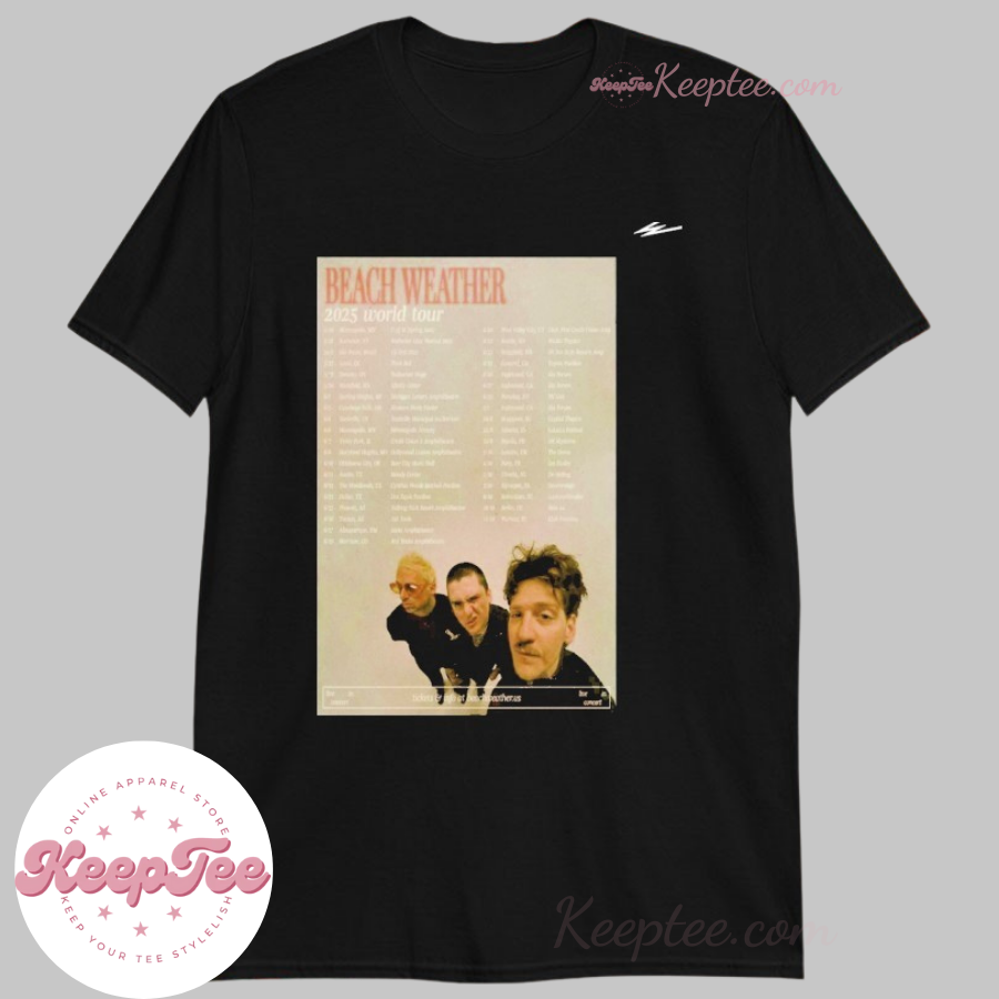 Beach Weather World Tour 2025 Shirt