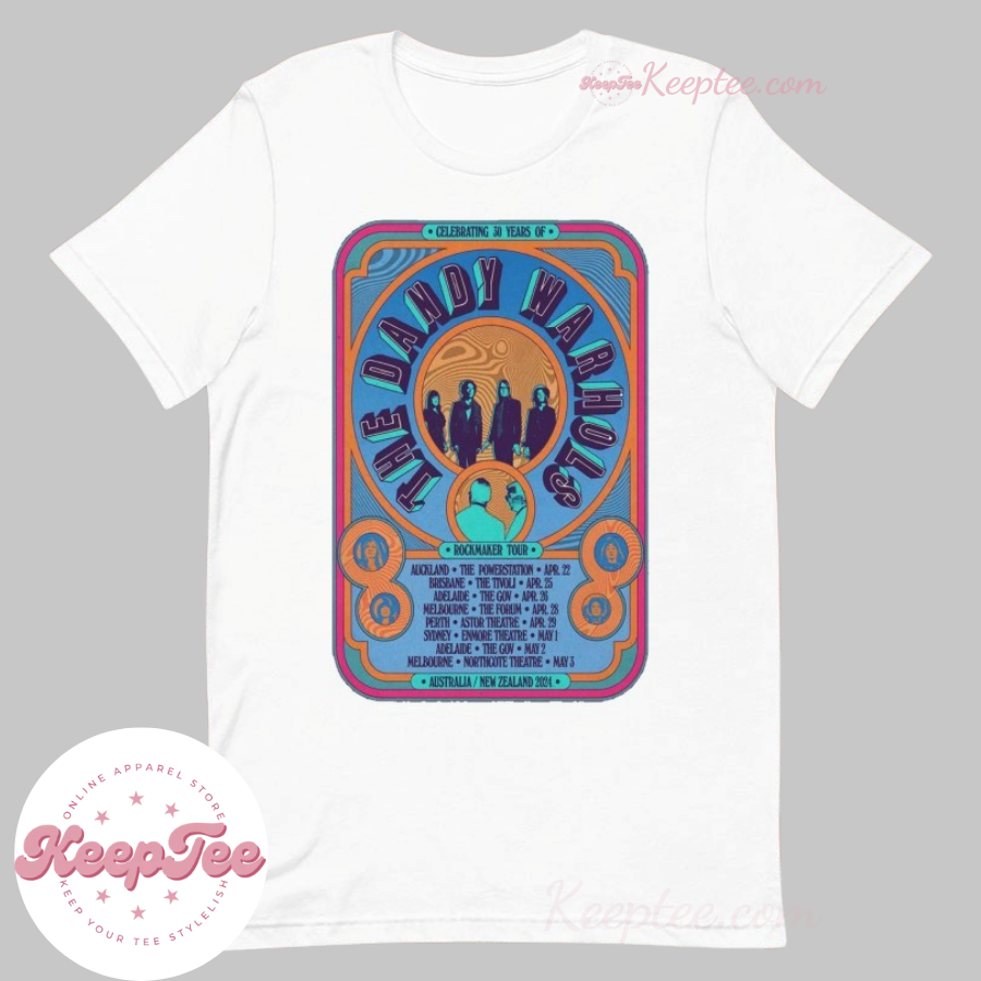 The Dandy Warhols Celebrating 30 Years Of Tour 2025 Shirt