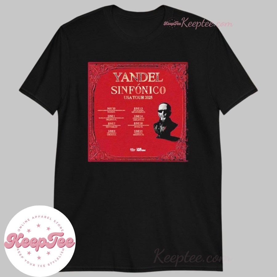 Yandel Sinfnico Usa Tour 2025 Shirt