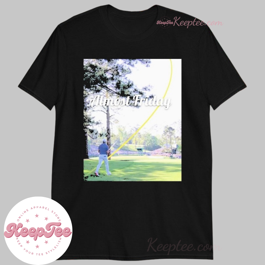 Tiger Woods Almost Friday Fairway Shot Golf 2025 Masters TournamenShirt