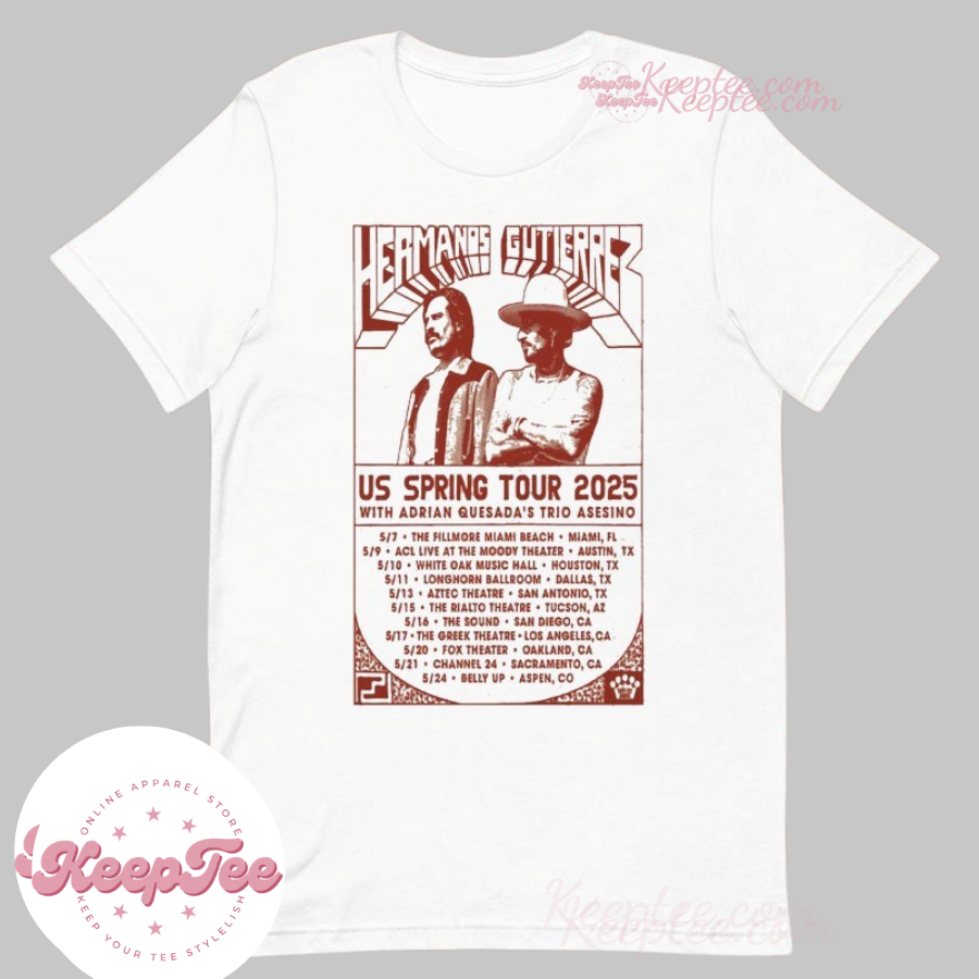 Hermanos Gutirrez Us Spring Tour May 2025 Adrian Quesada Toro Asesino Shirt