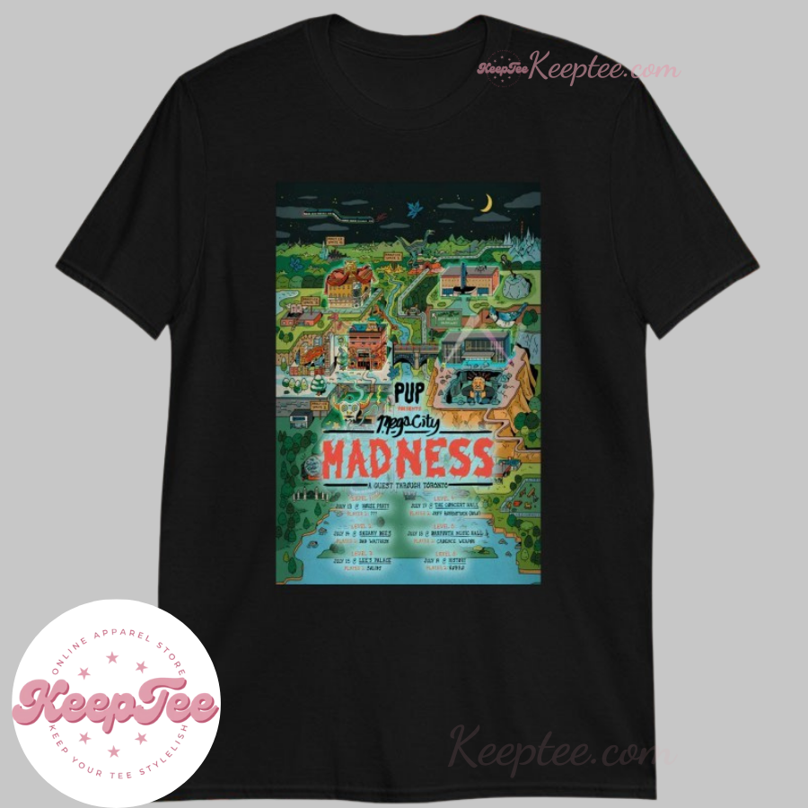 Pup Toronto Six Shows 2025 Tour Shirt