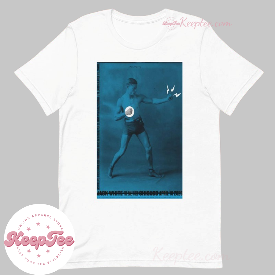 Jack White At The Salt Shed Indoors In Chicago Il 2025 Tour Shirt