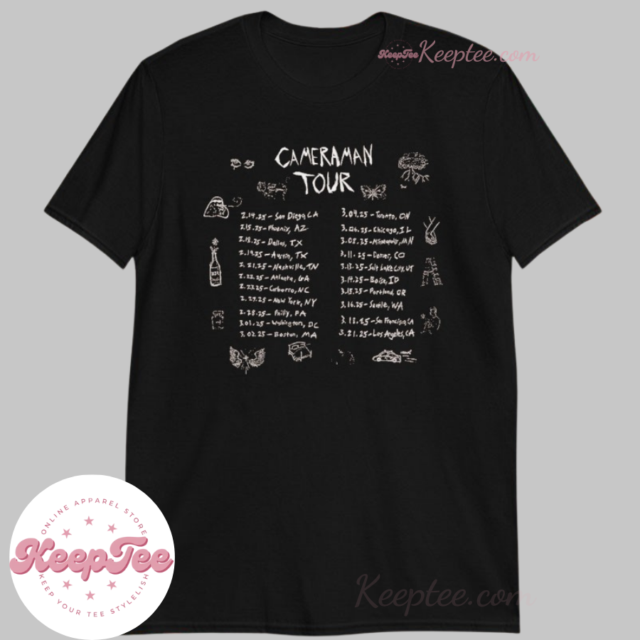 Dwllrs Cameraman Tour 2025 Dates Shirt
