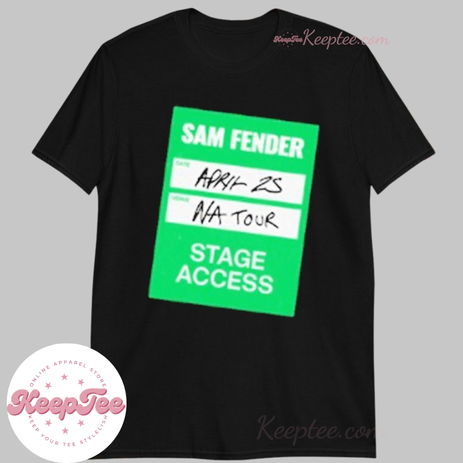 Sam Fender Stage Access People Watching Tour North America 2025 Shirt