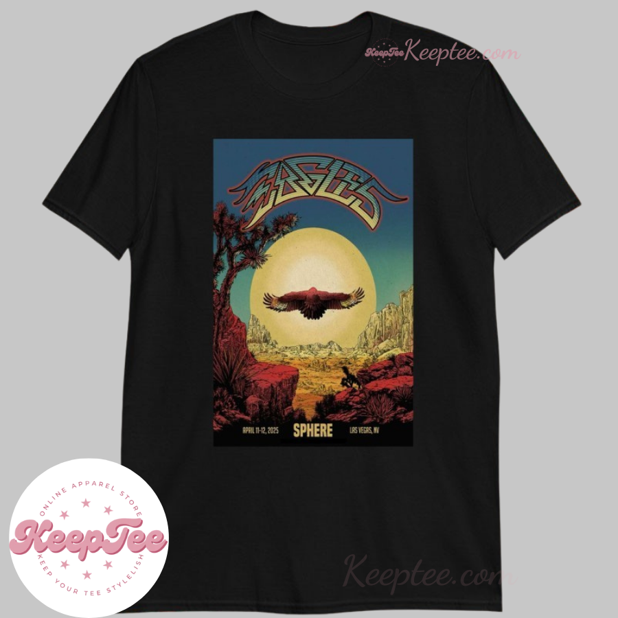 Official Eagles Sphere Las Vegas 2025 Tour Shirt