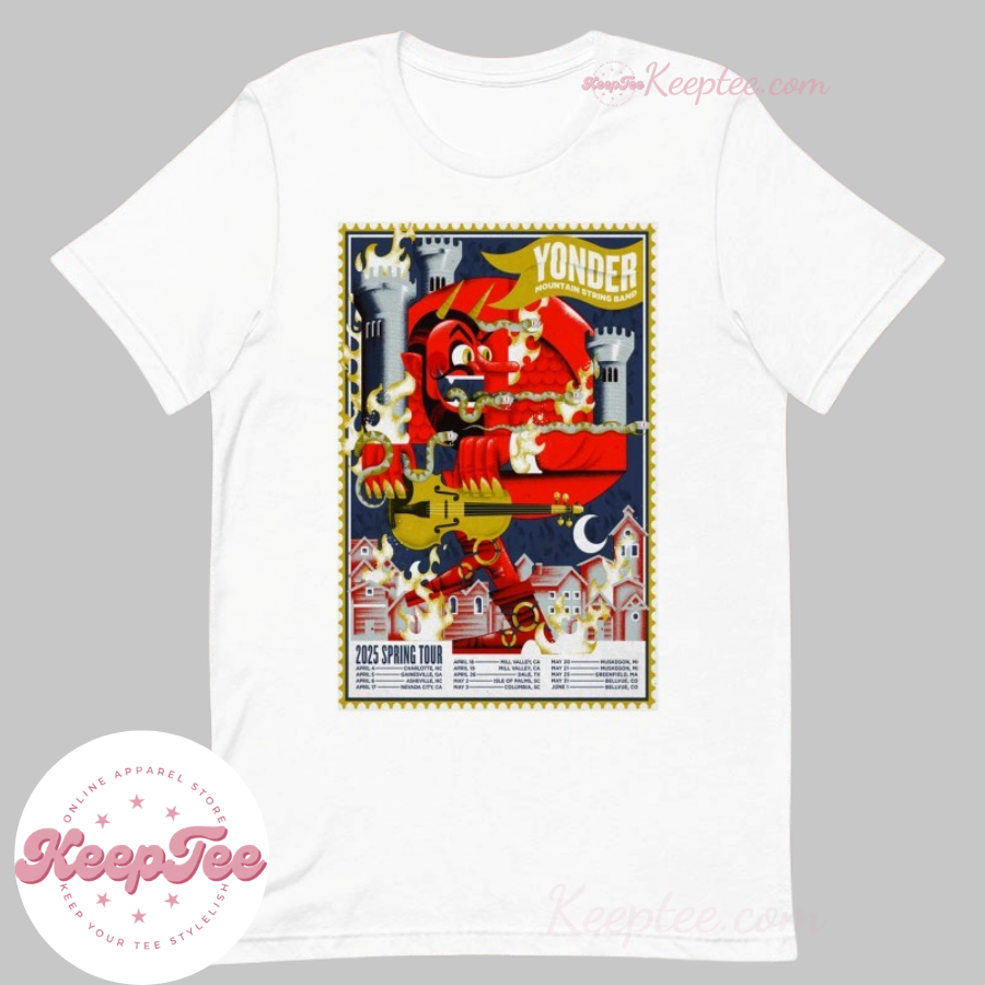 Yonder Mountain String Band 2025 Spring Tour Shirt