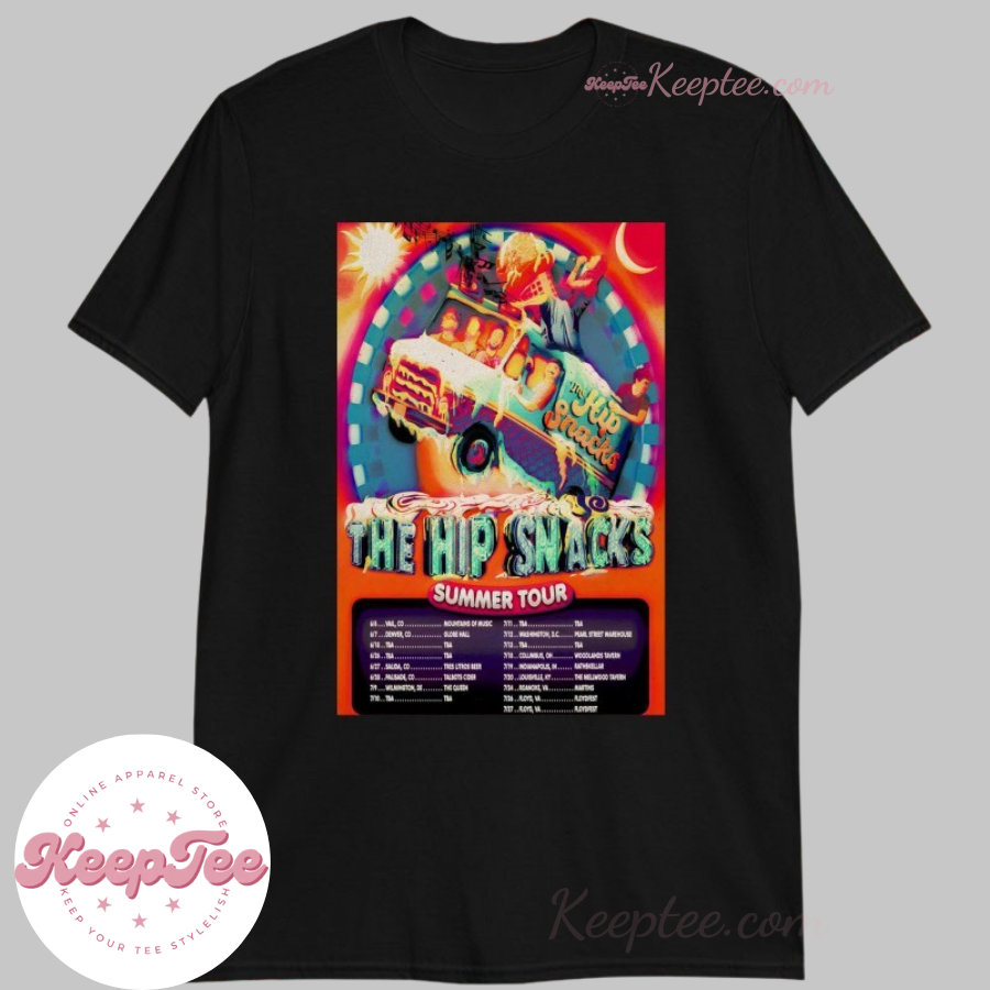 Official The Hip Snacks 2025 Summer Tour Ice Cream Van Shirt