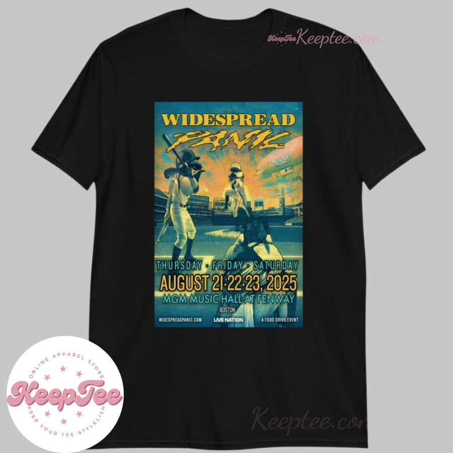 Widespread Panic Tour 2025 Mgm Music Hall At Fenway, Boston, Ma Shirt