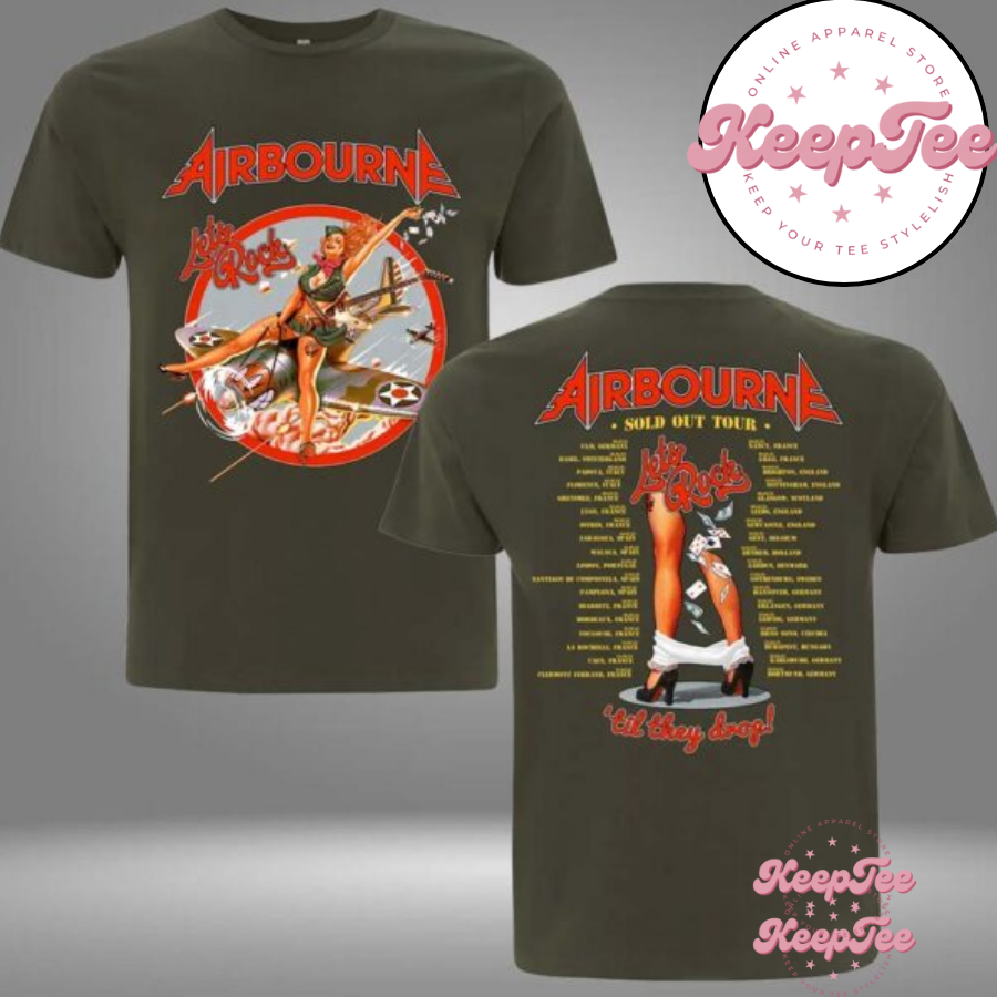 Airbourne Bomb Girl Tour 25 Shirt