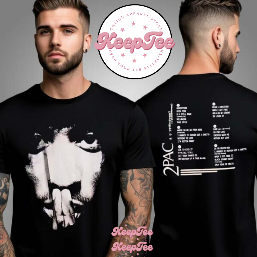 2Pac X FreakS Store New Collection Album Cover Rememober Me Complete TracklisShirt