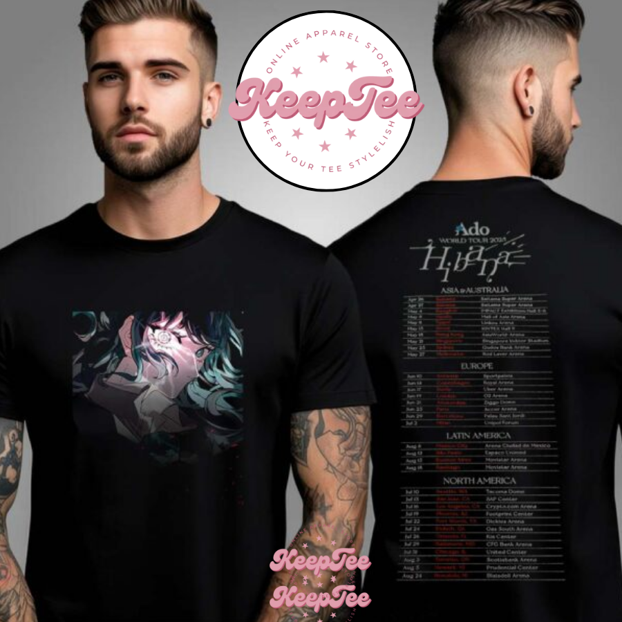 Ado World Tour 2025 Fashionable Hibana Schedule Shirt