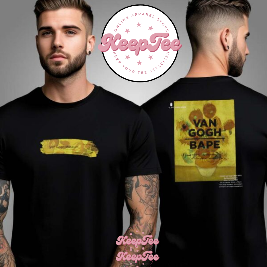 Bape X Van Gogh Museum Sunflowers Collab Shirt