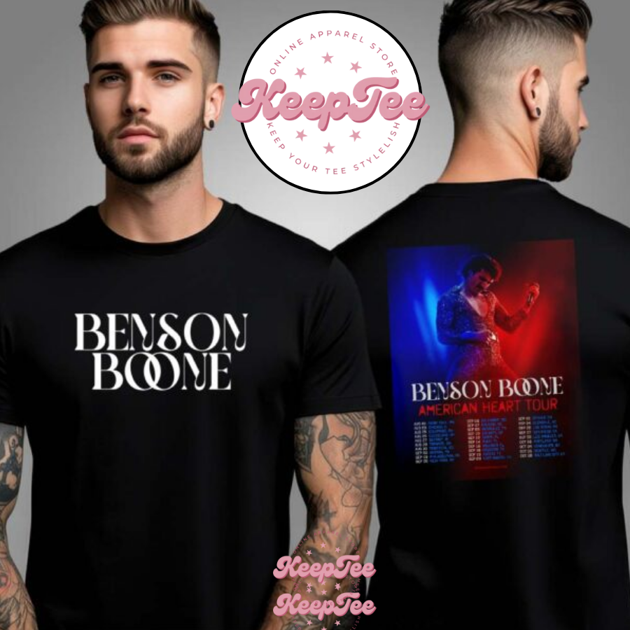 Benson Boone American Heart Tour Start On August 2025 Schedule Shirt
