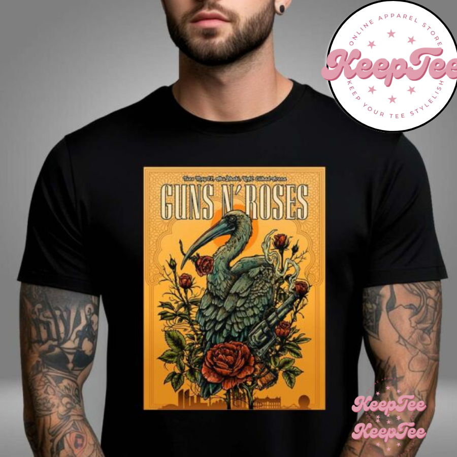 Gun N Roses At Etihad Arena In Abu Dhabi Uae 2025 Unisex Shirt
