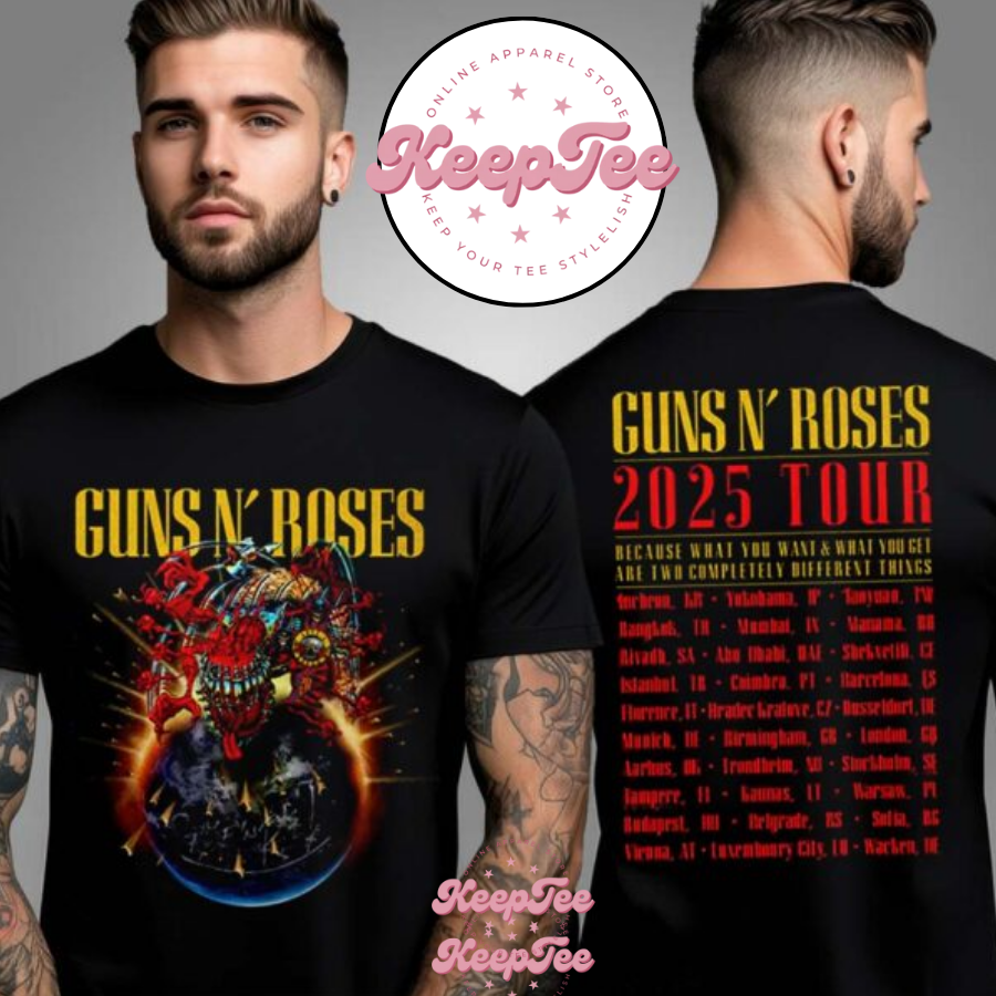 Gun N Rose Tour Admat 2025 Shirt