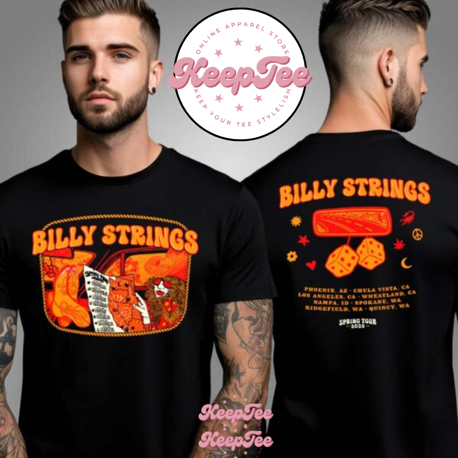 Billy Strings Spring Tour 2025 Outlaw Tour Shirt