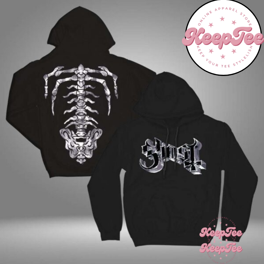 Ghost Band Skeleton Skeletour 2025 Two Side Hoodie 