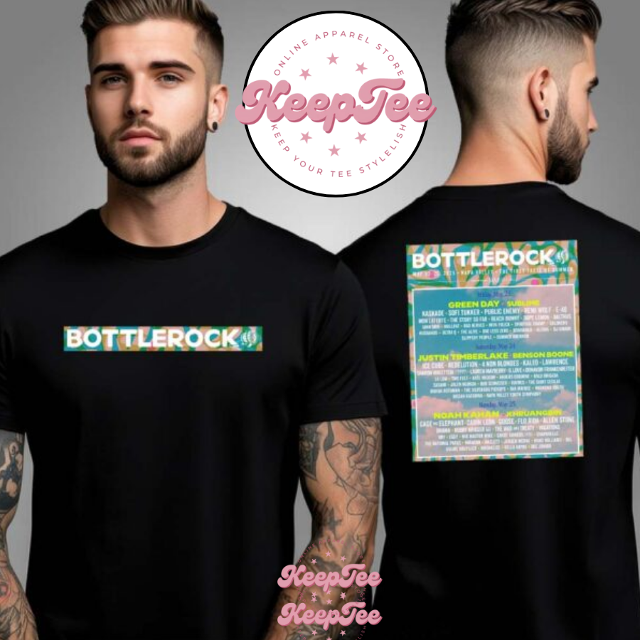 Bottlerock The First Taste Of Summer At Napa Valley 2025 Line Up Tour Shirt
