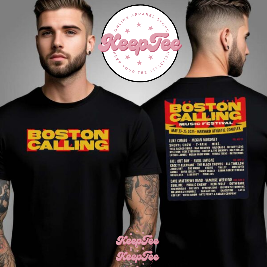 Boston Calling Music Festival At Harvard Athletic Complex 2025 Schedule Shirt