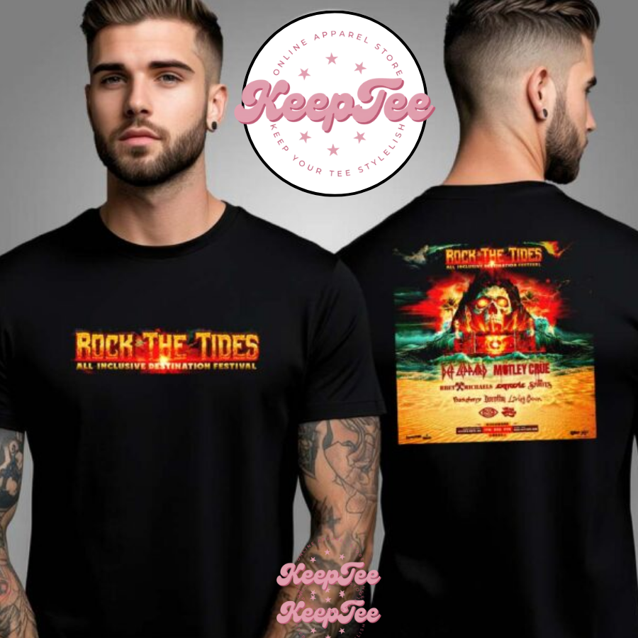 Def Leppard & Motley Crue Music Show Rock The Tides Shirt
